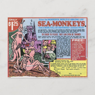 Sea Monkeys Postkarte