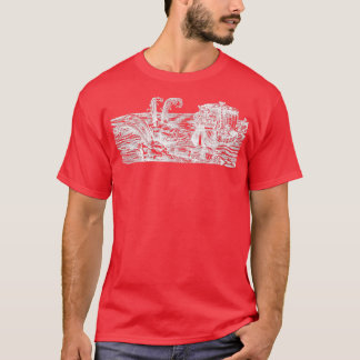 Sea Monsters 2 Whales White T-Shirt