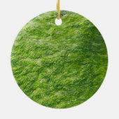 Sea Moss Green Nature Grass Beach Nautical Keramik Ornament (Hinten)