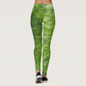 Sea Moss Green Nature Nautical Coastal Niedlich Gi Leggings (Rückseite)
