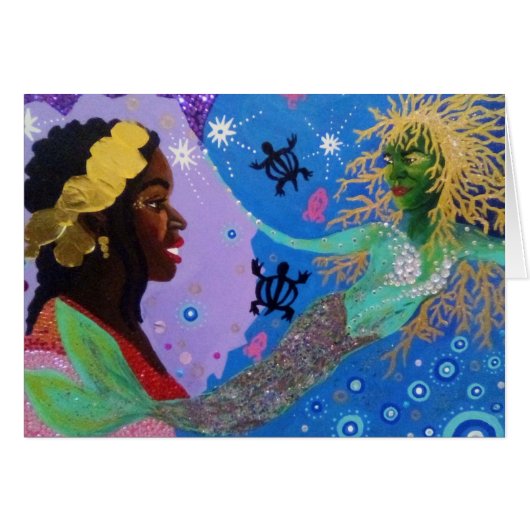 Sea Moss Notecard (Vorderseite (Horizontal))