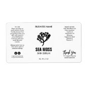 Sea Moss Skin Serum Labels (Vorne)