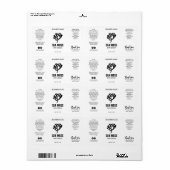 Sea Moss Skin Serum Labels (Vorne)