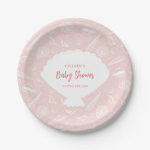 Sea Muschel Beach Pink Girls Ocean Baby Dusche