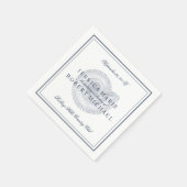 Sea Muschel Beach Wedding Empfang Custom Napkins Serviette (Ecke)