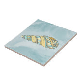 Sea Muschel Blue Mosaic Nautic Fliese (Seite)