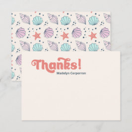 Sea Muschel Geburtstag Danke Karte