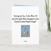 Sea Muschel Weihnachtskarte Feiertagskarte (Rückseite)