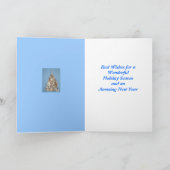 Sea Muschel Weihnachtskarte Feiertagskarte (Innenseite)