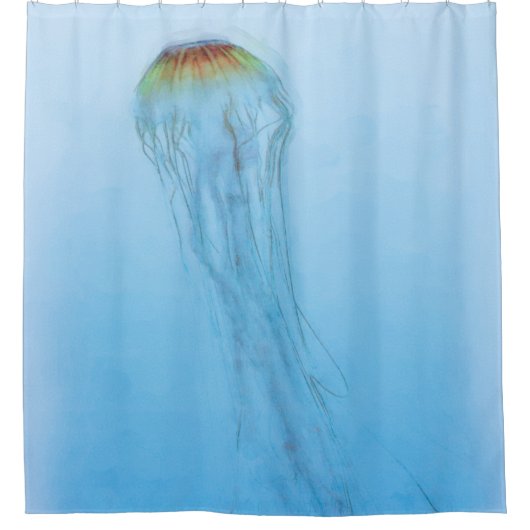Sea Nettle Duschvorhang (Vorderseite)