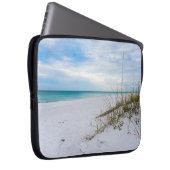Sea Oats And White Sand Beach Morning Laptop Case (Vorne Rechts)