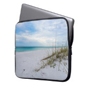 Sea Oats And White Sand Beach Morning Laptop Case (Vorderseite Links)