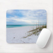 Sea Oats And White Sand Beach Morning Mousepad (Mit Mouse)