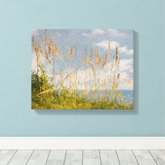 Sea Oats Imitate Ölgemälde Leinwand (Insitu (Holzboden))
