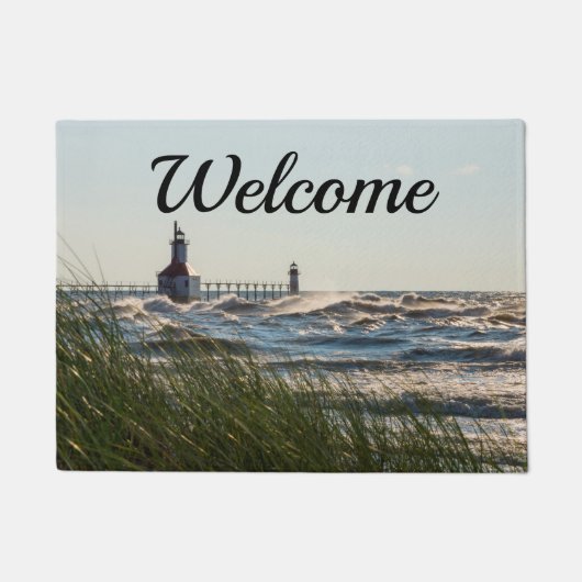 Sea Oats und St. Joseph Begrüßungsort Fußmatte (Vorderseite)