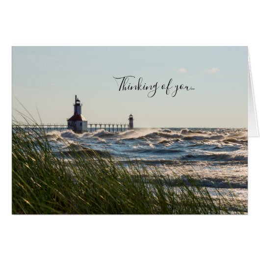 Sea Oats und St Joseph denken Sie an Ihre Karte (Vorderseite (Horizontal))