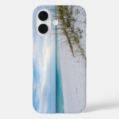 Sea Oats und White Sand Beach Morning iPhone Case (Rückseite)