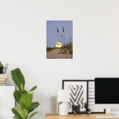 Sea Oats Uniola paniculata), der auf Sand wächst Poster (Heimbüro)
