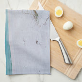 Sea Oats & White Sand Beach Morning Kitchen Towel Geschirrtuch (Viertel Falte)