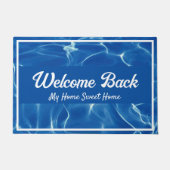 Sea Ocean Beach Wasser Willkommen zurück Fußmatte (Vorderseite)