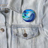Sea Ocean Big Wave Water Knopf Button (Beispiel)