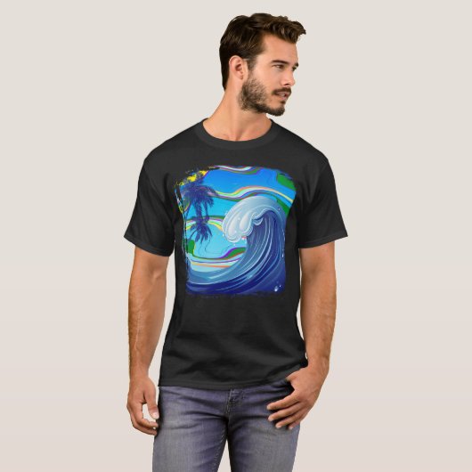 Sea Ocean big Wave Water T-Shirt (Vorne ganz)