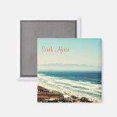 Sea Ocean Waves Yacht Surfen Südafrika Magnet (Vorderseite/Rückseite)