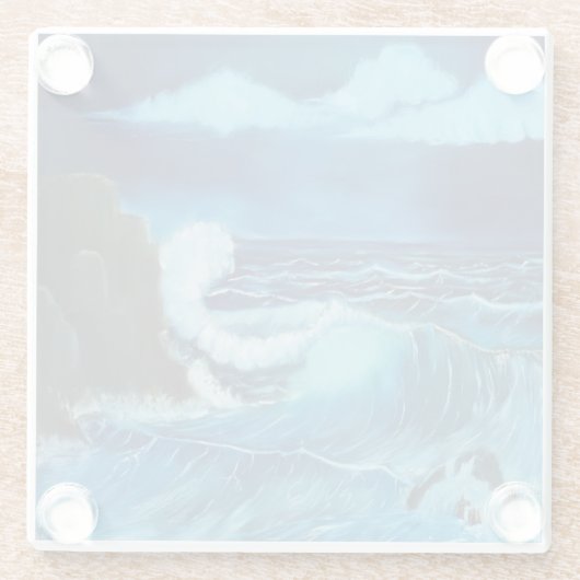 "Sea of Power" Coaster design Glasuntersetzer (Rückseite)