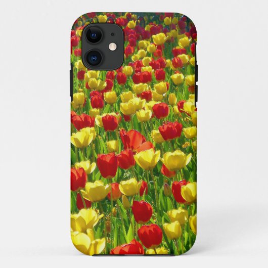Sea of Tulips iPhone Case (Rückseite)