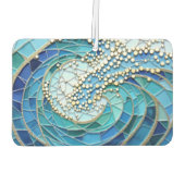 Sea of Waves Mosaic Art Autolufterfrischer (Rückseite)