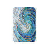 Sea of Waves Mosaic Art Badematte (Vorderseite Vertikal)