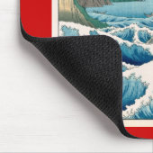Sea Off Satta Hiroshige Japanische Kunst Mousepad (Ecke)