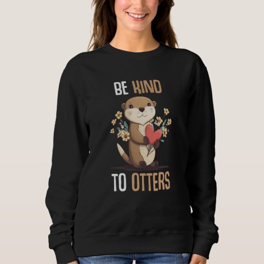 Sea Otter 9 Sweatshirt (Vorderseite)