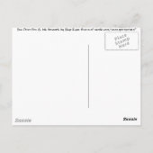 SEA OTTER & BABY (Haida Styled) Postkarten (Rückseite)