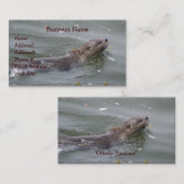 Sea Otter Business Card Visitenkarte (Vorne/Hinten)