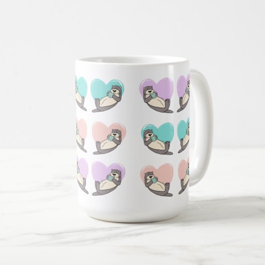 Sea Otter Coffee Tasse (VorderseiteRechts)