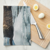 Sea Otter Geschirrtuch (Viertel Falte)