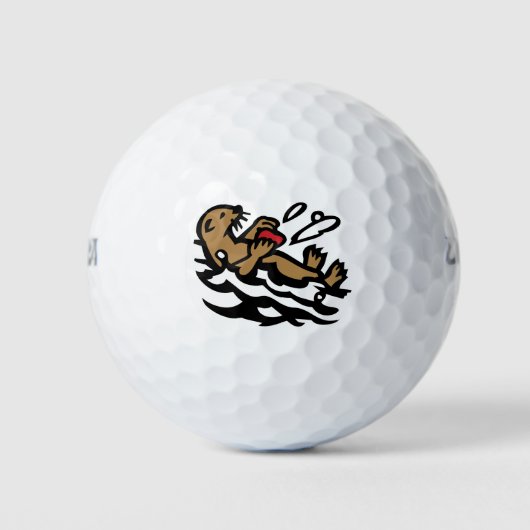Sea Otter Golf Balls Golfball (Vorderseite)