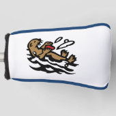 Sea otter Golf Head Cover Headcover (Vorderseite)