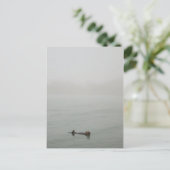 Sea Otter im Nebel Postkarte (Stehend Vorderseite)