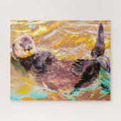 Sea Otter Jigsaw Puzzle (Horizontal)