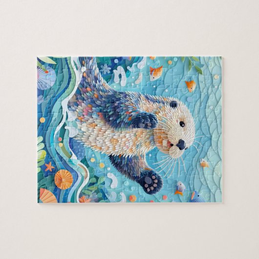 Sea Otter Jigsaw Puzzle (Horizontal)