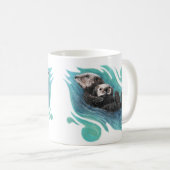 Sea Otter Kaffeetasse (VorderseiteRechts)
