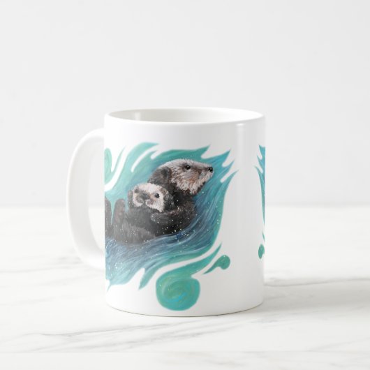 Sea Otter Kaffeetasse (Vorderseite Links)