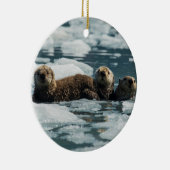 Sea Otter Keramik Ornament (Rechts)