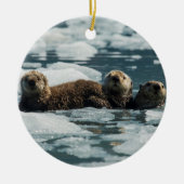 Sea Otter Keramik Ornament (Vorne)