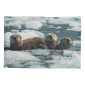 Sea Otter Kissenbezug (Rückseite-Links)