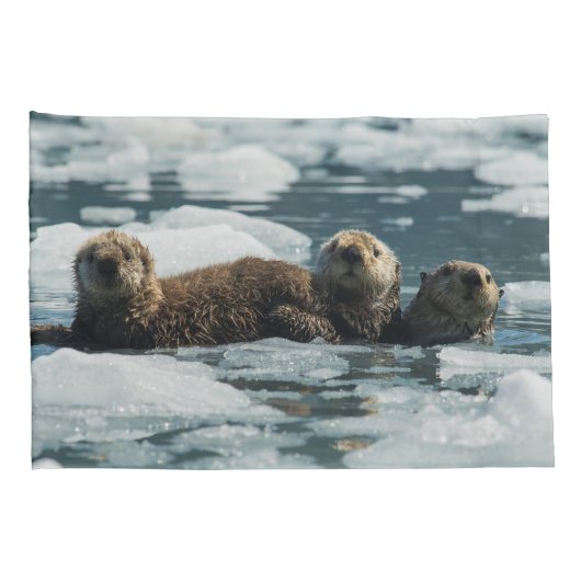 Sea Otter Kissenbezug (Rückseite-Rechts)