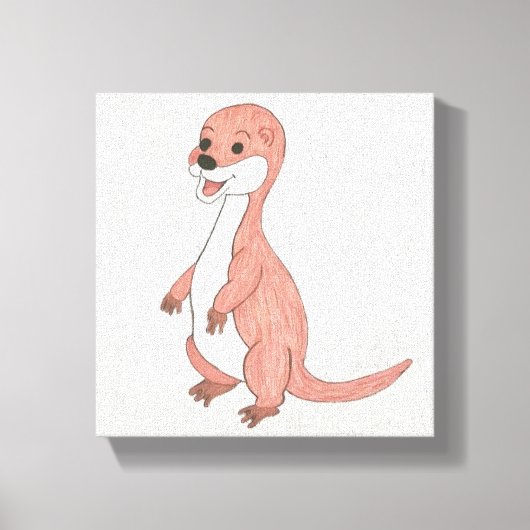 Sea Otter  Leinwanddruck (Vorderseite)