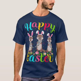 Sea Otter Lover Osterei Bunny Sea Otter Happy E T-Shirt